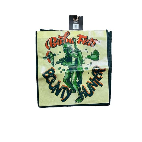 Star Wars Kid Grogu Slippers Boba Fett Reusable Tote Little Golden Books Bundle - Picture 7 of 7